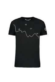 t-shirt arrampicata uomo - HASH MONVIC snow jump-black