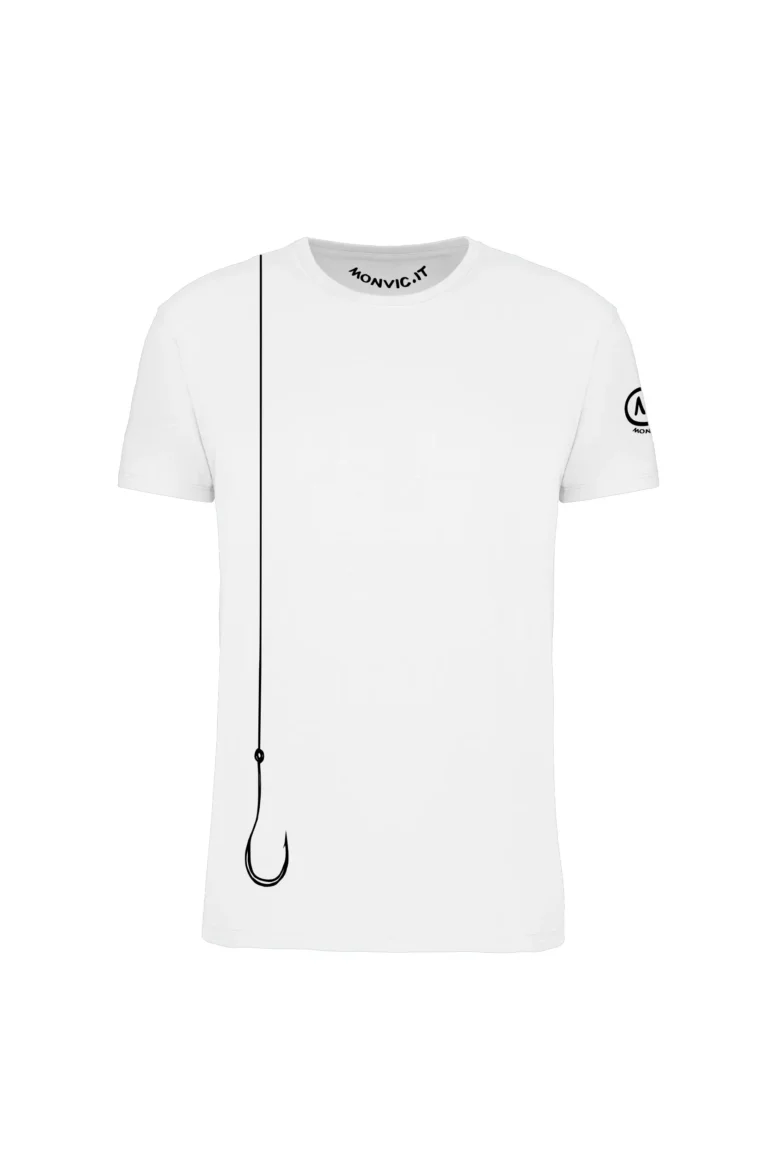 t-shirt uomo - HASH MONVIC-BIG FISH-white copia