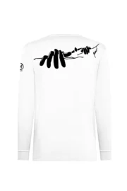 t-shirt a maniche lunghe uomo bianco - JUMA - MANONE - MONVIC 2