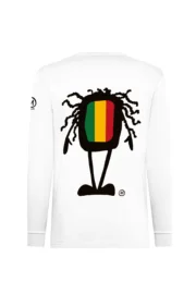t-shirt a maniche lunghe uomo bianco JUMA - RASTA - MONVIC 2