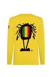 t-shirt a maniche lunghe uomo giallo JUMA - RASTA - MONVIC 2