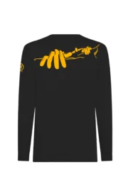 t-shirt a maniche lunghe uomo nero JUMA - MANONE - MONVIC 2