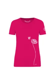 t-shirt arrampicata donna fucsia - MARGI - SHARON MONVIC fronte