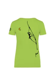 t-shirt arrampicata donna lime - TEBA HER- SHARON MONVIC