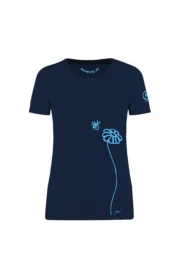 t-shirt arrampicata donna navy - MARGI - SHARON MONVIC fronte