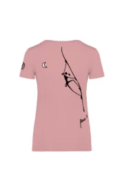 t-shirt arrampicata donna rosa - TEBA HER - SHARON MONVIC