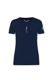 t-shirt gym donna navy - YOGA 3 - SHARON MONVIC fronte