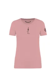 t-shirt gym donna rosa - YOGA 3 - SHARON MONVIC fronte
