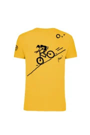 t-shirt arrampicata uomo giallo - DAWNHILL - HASH MONVIC