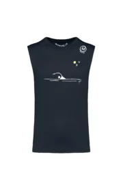 t-shirt senza maniche uomo - navy - SWIM - CUT MONVIC