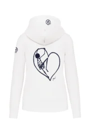 Hoodie women "Pina" FEDRA ZIP - Image 2
