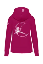 Women's zip hoodie "Moon" FEDRA ZIP - Image 4