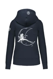 Women's zip hoodie "Moon" FEDRA ZIP - Image 3