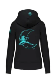 Women's zip hoodie "Moon" FEDRA ZIP - Image 2