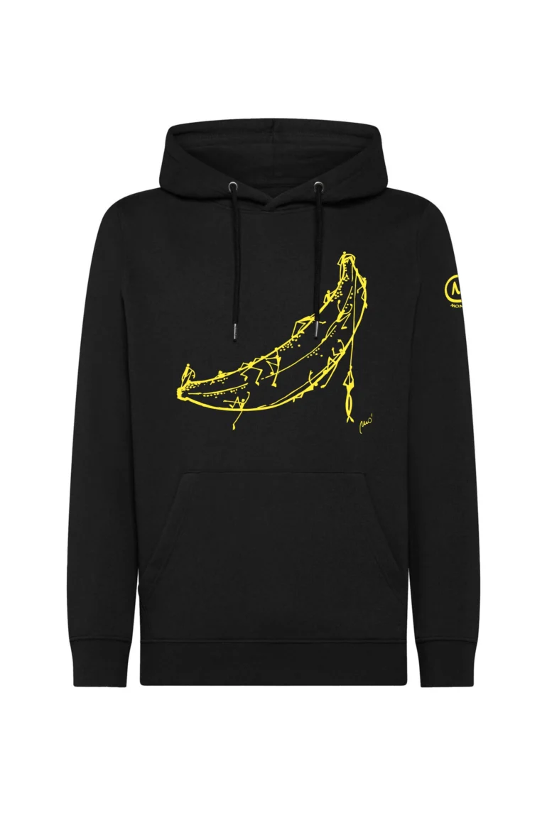 felpa arrampicata uomo donna unisex - nero BANANA NAVAJO MONVIC