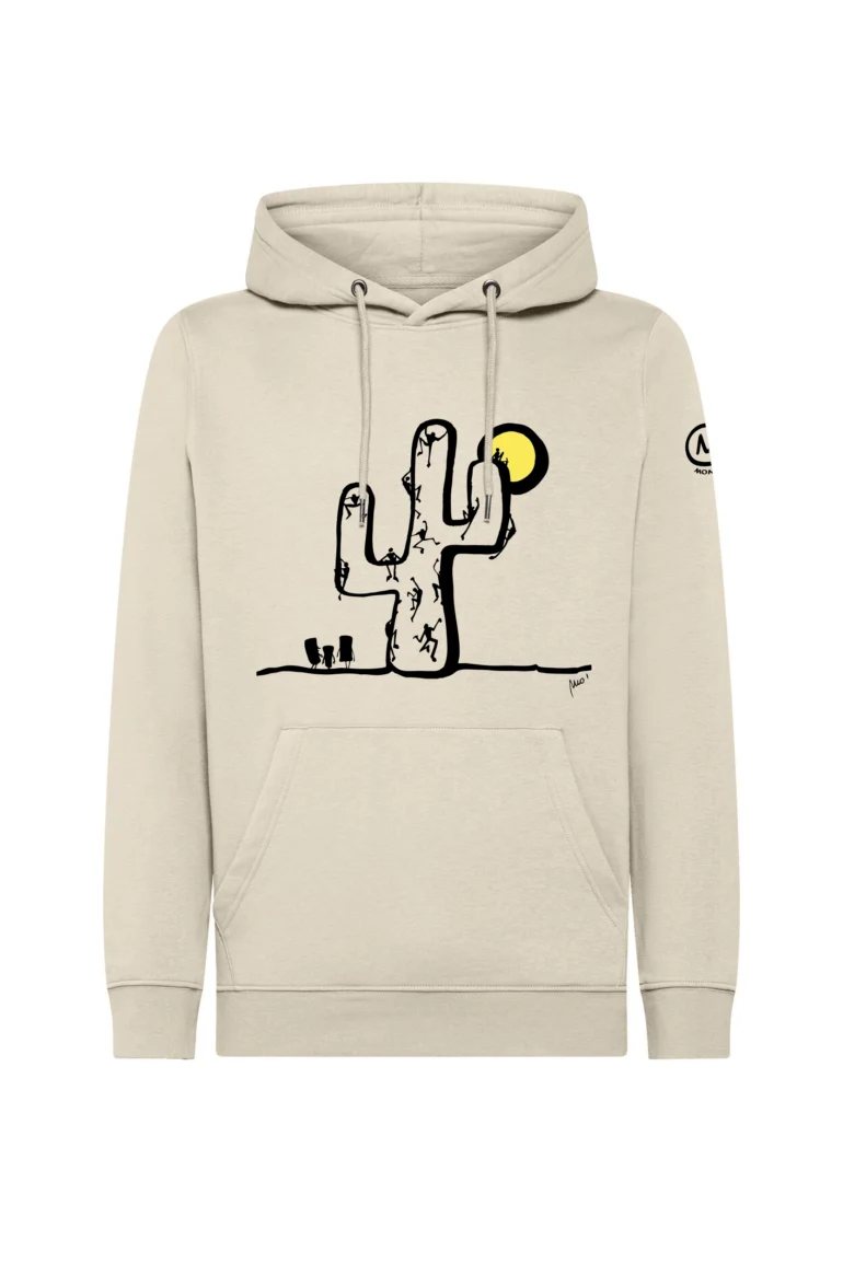 felpa arrampicata uomo donna unisex - crema CACTUS NAVAJO MONVIC