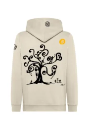 felpa arrampicata uomo donna unisex - crema TREE NAVAJO MONVIC