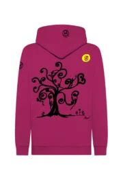 felpa arrampicata uomo donna unisex - fucsia TREE NAVAJO MONVIC