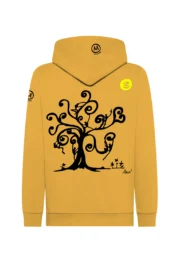 felpa arrampicata uomo donna unisex - giallo TREE NAVAJO MONVIC