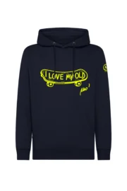 Unisex Hoodie skateboard "I love my old" NAVAJO - Image 4