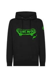 Unisex Hoodie skateboard "I love my old" NAVAJO