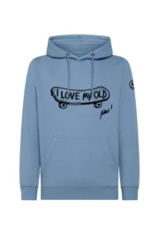 Unisex Hoodie skateboard "I love my old" NAVAJO - Image 3
