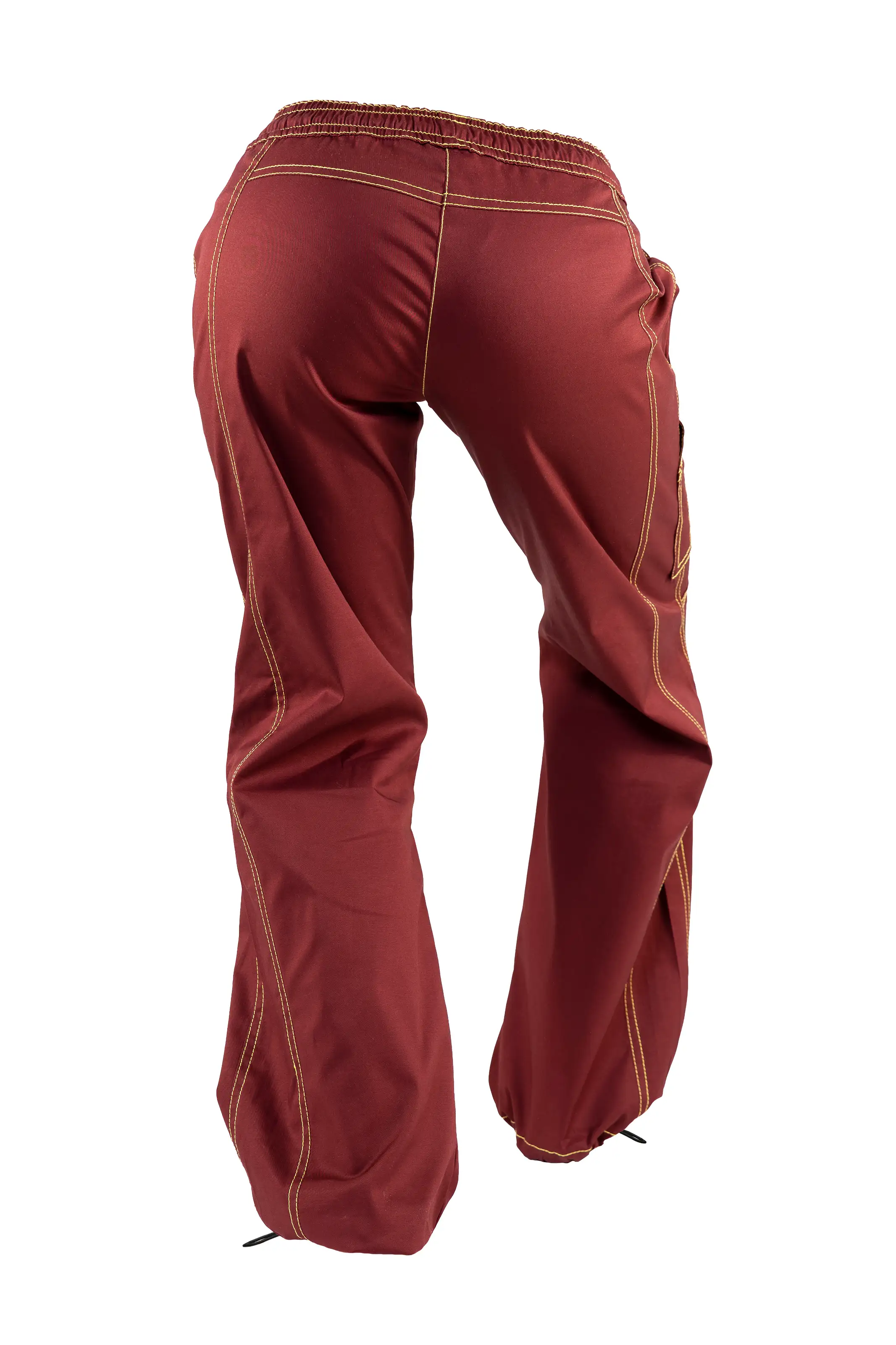 Pantalon femme bordeaux Made in Italy
