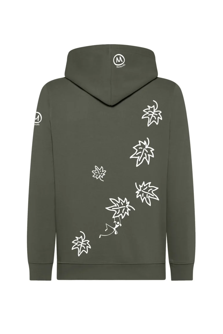 felpa arrampicata donna unisex - army FOGLIE NAVAJO MONVIC