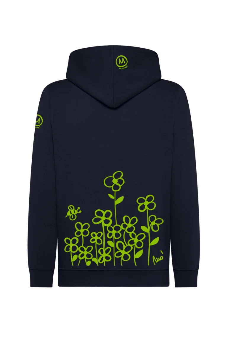felpa arrampicata uomo donna unisex - navy FIORELLINI NAVAJO MONVIC