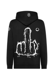 Sweat à capuche unisexe "Fuck the System" NAVAJO ORGANIC