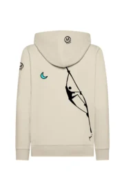felpa arrampicata uomo unisex - cream TEBA NAVAJO ZIP MONVIC