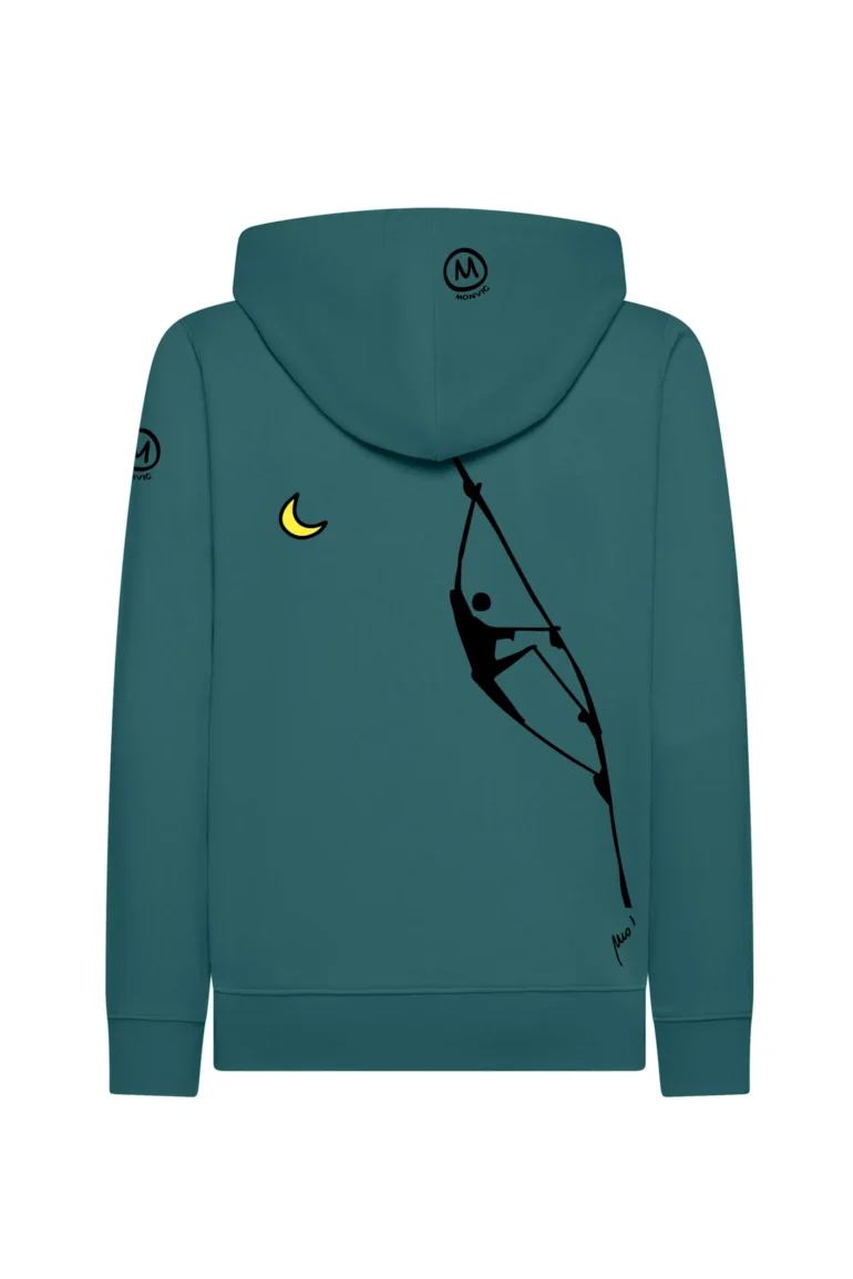 Sweat à capuche zippé unisexe puor l'escalade TEBA climber Monvic