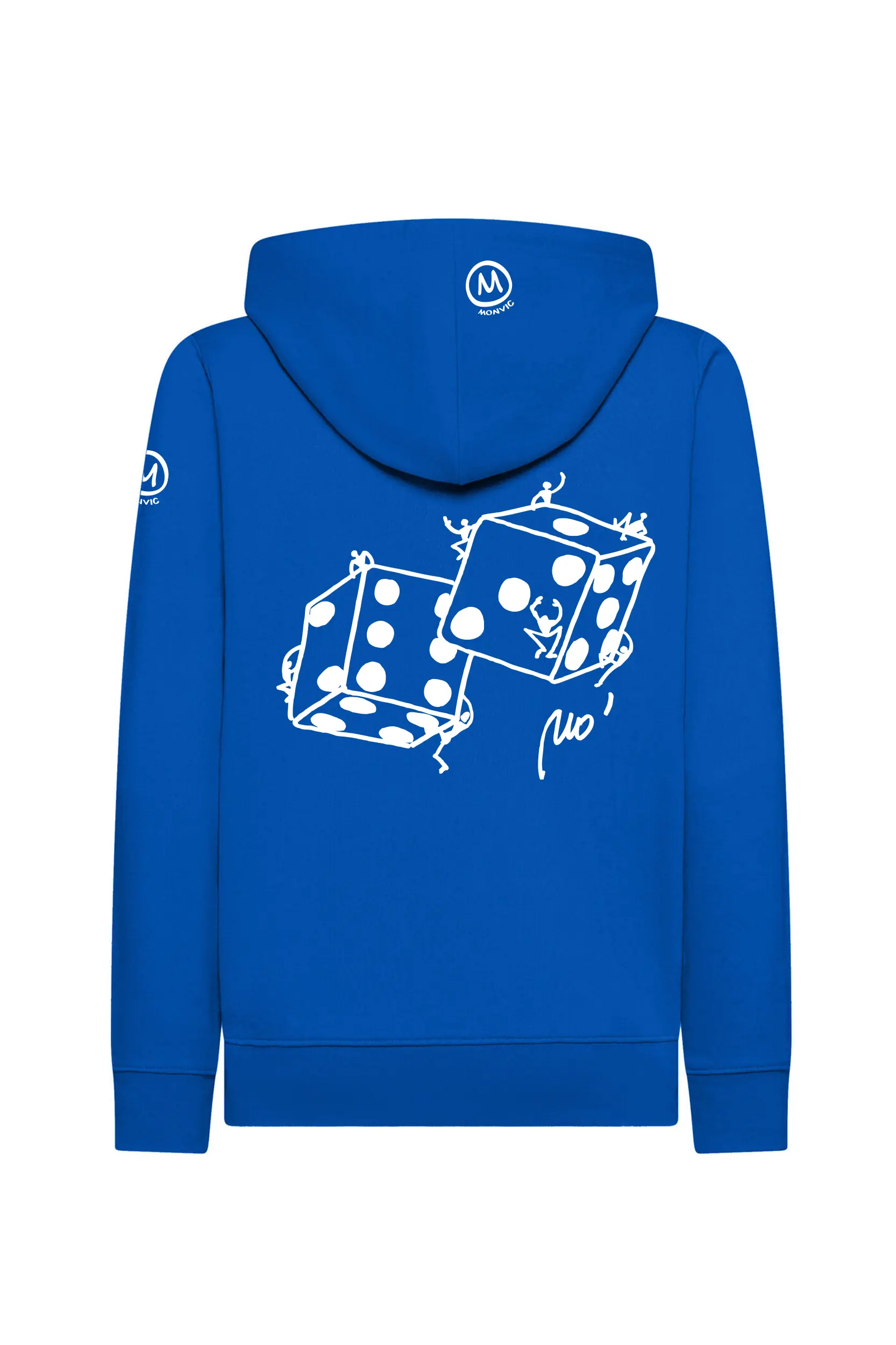 felpa arrampicata uomo unisex - royal DADI NAVAJO ZIP MONVIC Sweat à capuche unisexe "Dadi" NAVAJO ZIP – Image 1