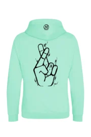 felpa uomo - grafica HOPE - verde acqua - NAVAJO PRO - MONVIC