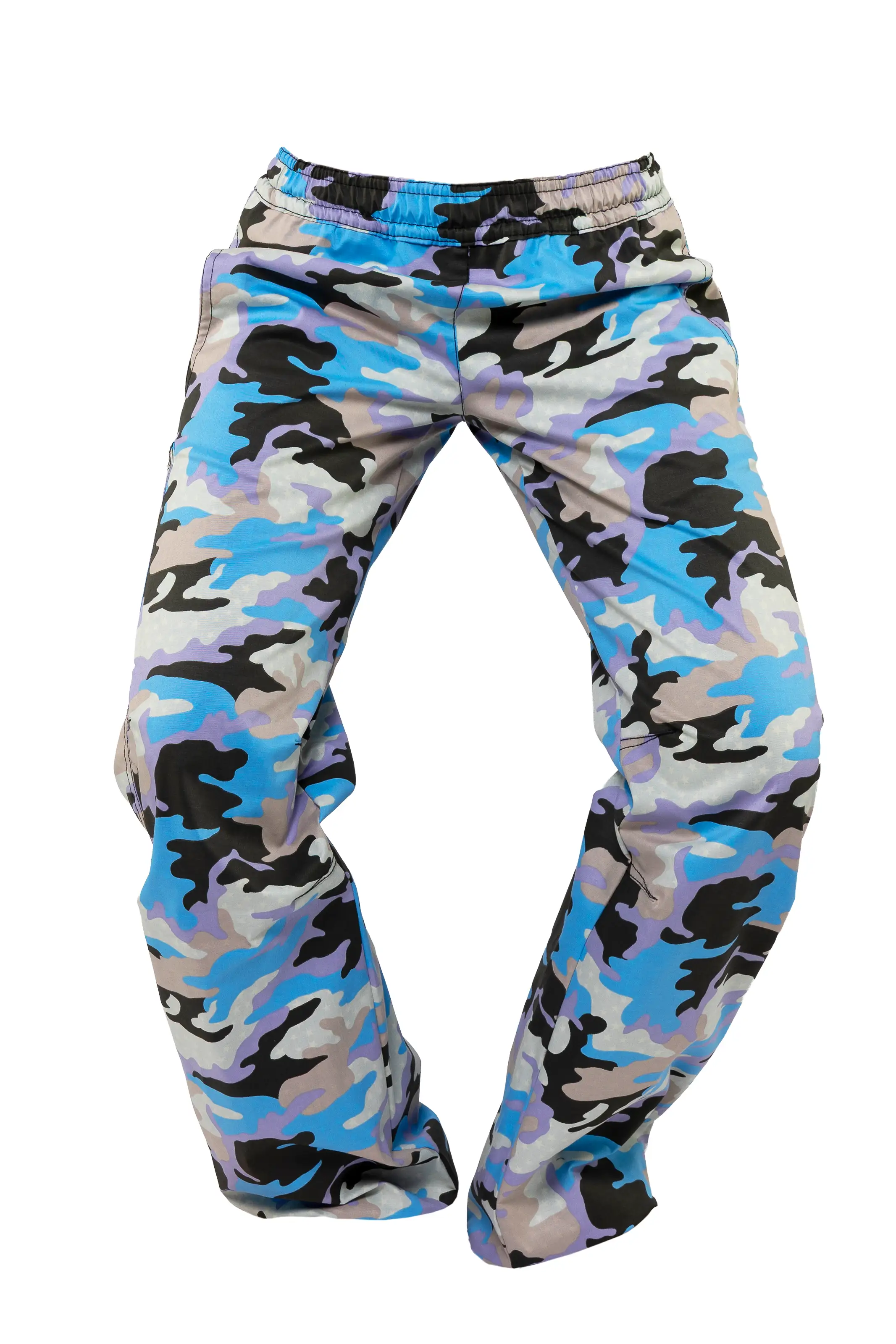 Pantalone donna Monvic VIOLET per climbing e tempo libero con stampa camouflage originale
